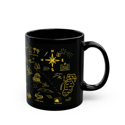 Black ACOTAR Map Mug