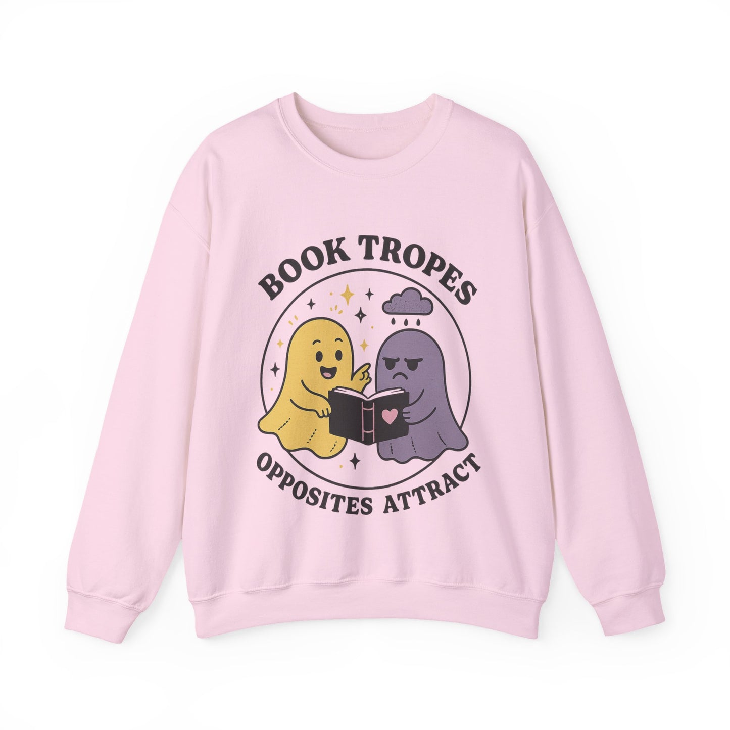 Book Tropes Opposites Attract Sweatshirt