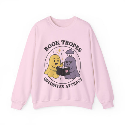 Book Tropes Opposites Attract Sweatshirt