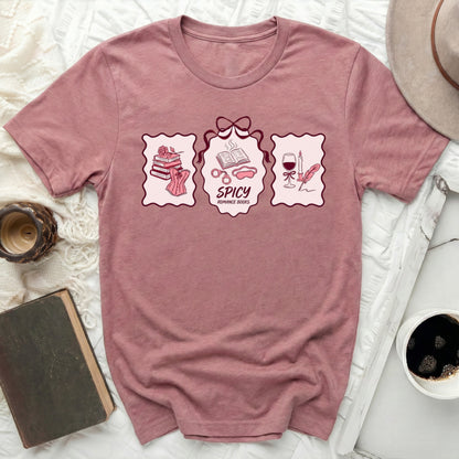 Spicy Romance Books Fan Reader Book Lover TShirt product type
Spicy Romance Books
Romance Novels
Book Lover Gift
Reader Apparel
Bookish Tee
Literary Shirt
Bookworm Gift
Cozy Reading
Book Club Shirt
Dark Romance
Smut Reader
Booktok Merch
Bookstagram
Graphic Tee
TShirt Design
Novel Lover
Pink Shirt
Aesthetic Tee
Book Nerd Gift
Spicy Reader