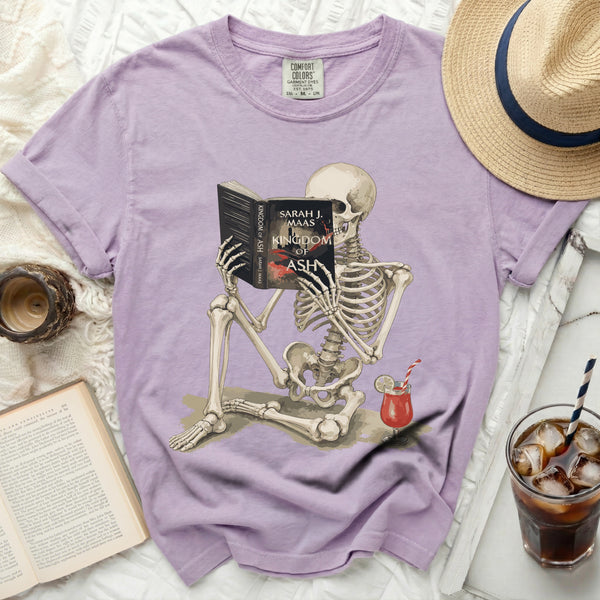 Kingdom of Ash Skeleton Tee in Orchid