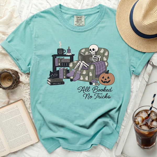 Booked No Tricks Tee in Island Reef