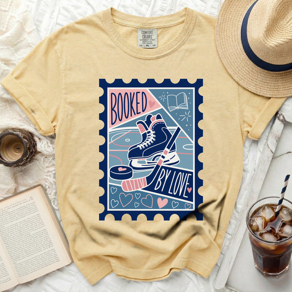 Booked by Love Hockey Fan Tee in Butter