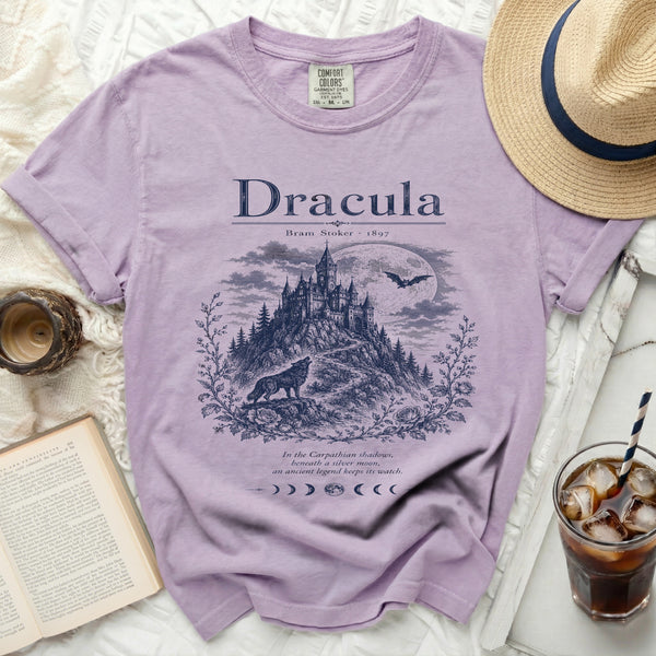 Dracula Stoker Tee in Orchid