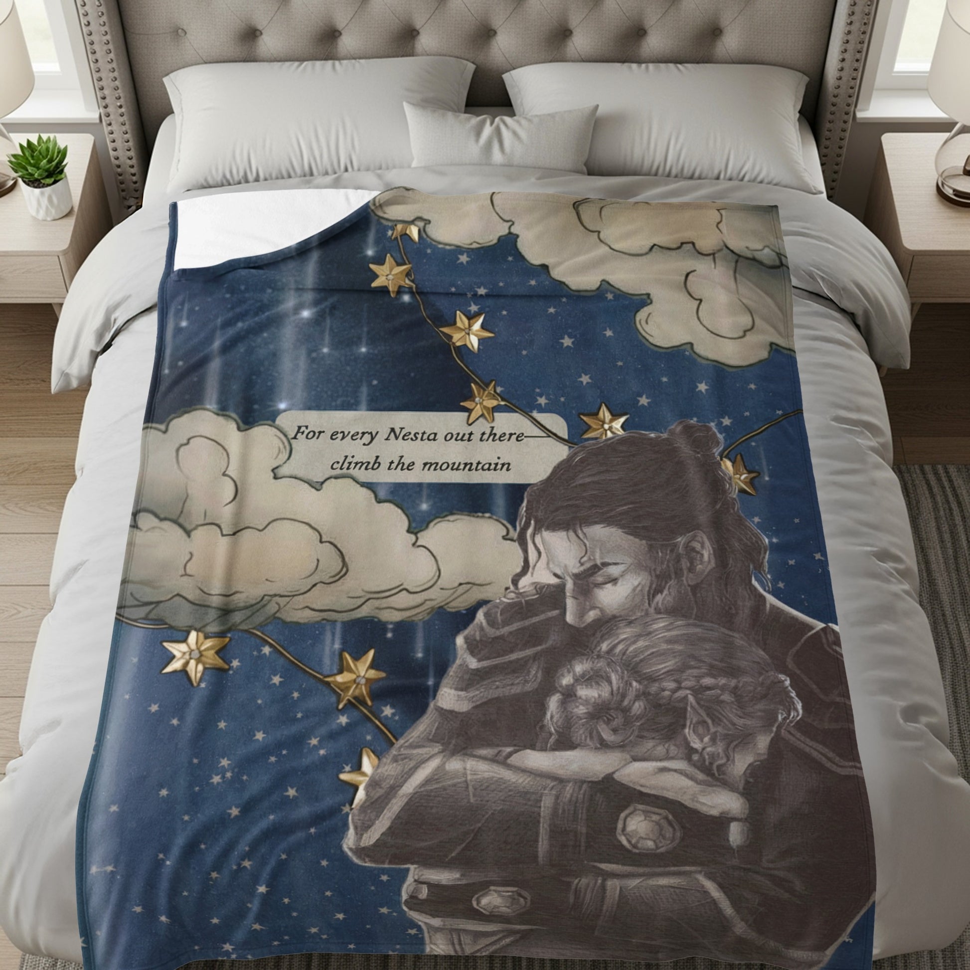 For Every Nesta Out There Climb The Mountain Blanket