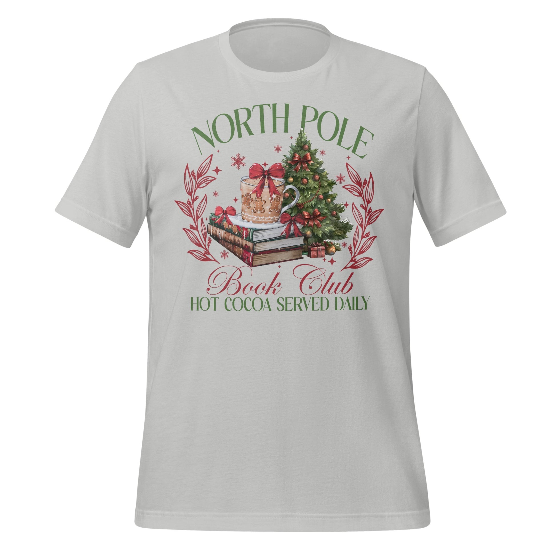 North Pole Book Club Hot Cocoa Served Daily Shirt