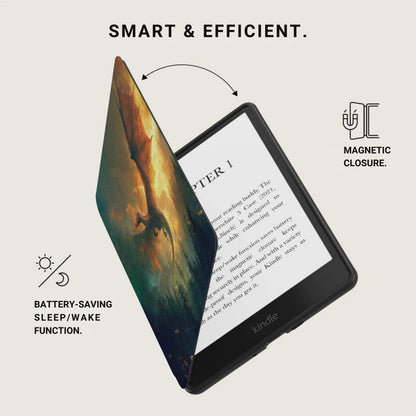 Smart & Efficient Magnetic Closure Sleep Wake Kindle Case product type