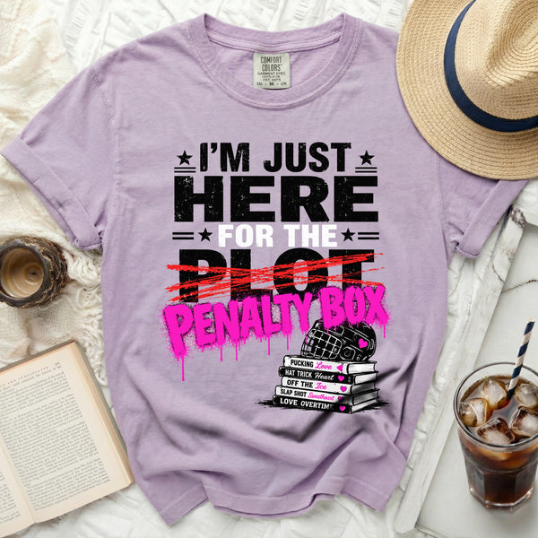 Penalty Box Drama Hockey Tee in Orchid