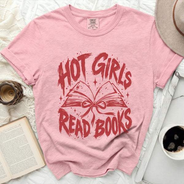 Hot Girls Read Tee in Blossom