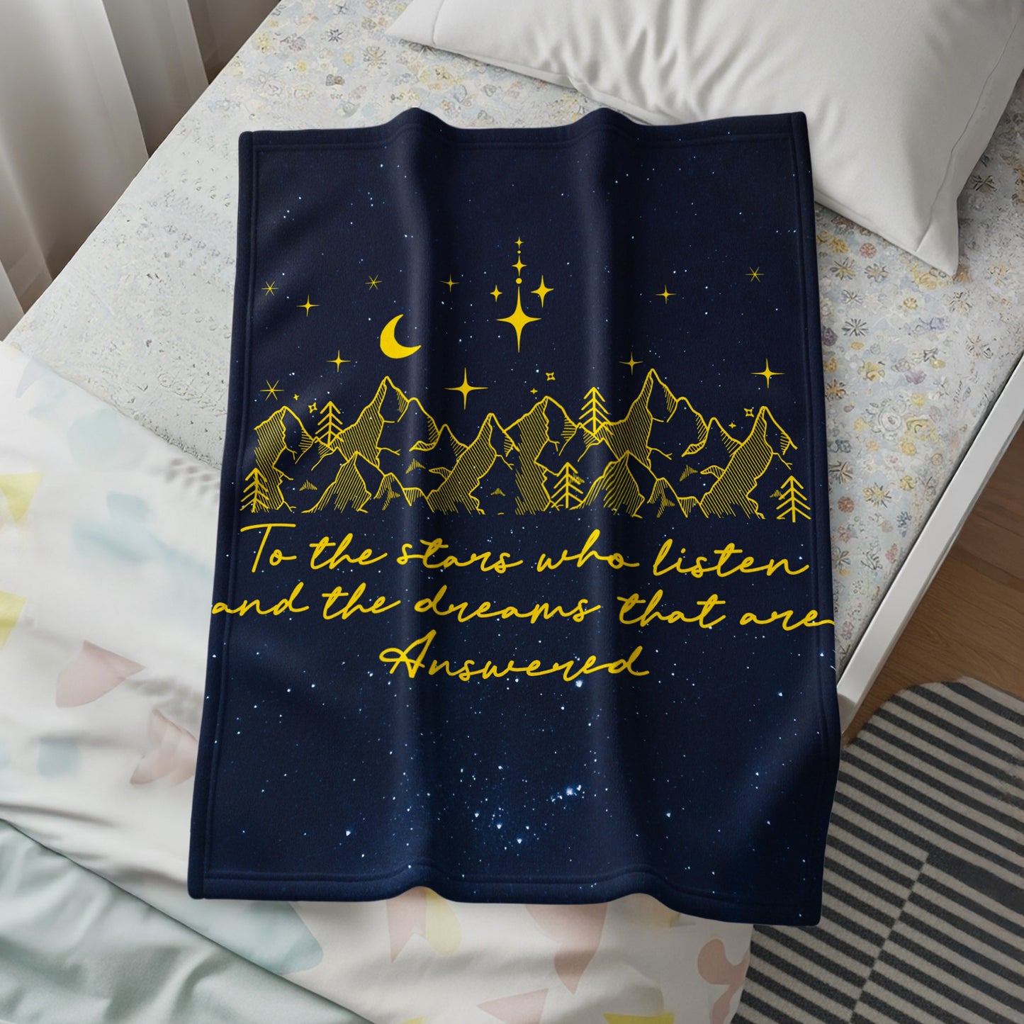 To the stars who listen and the dreams blanket