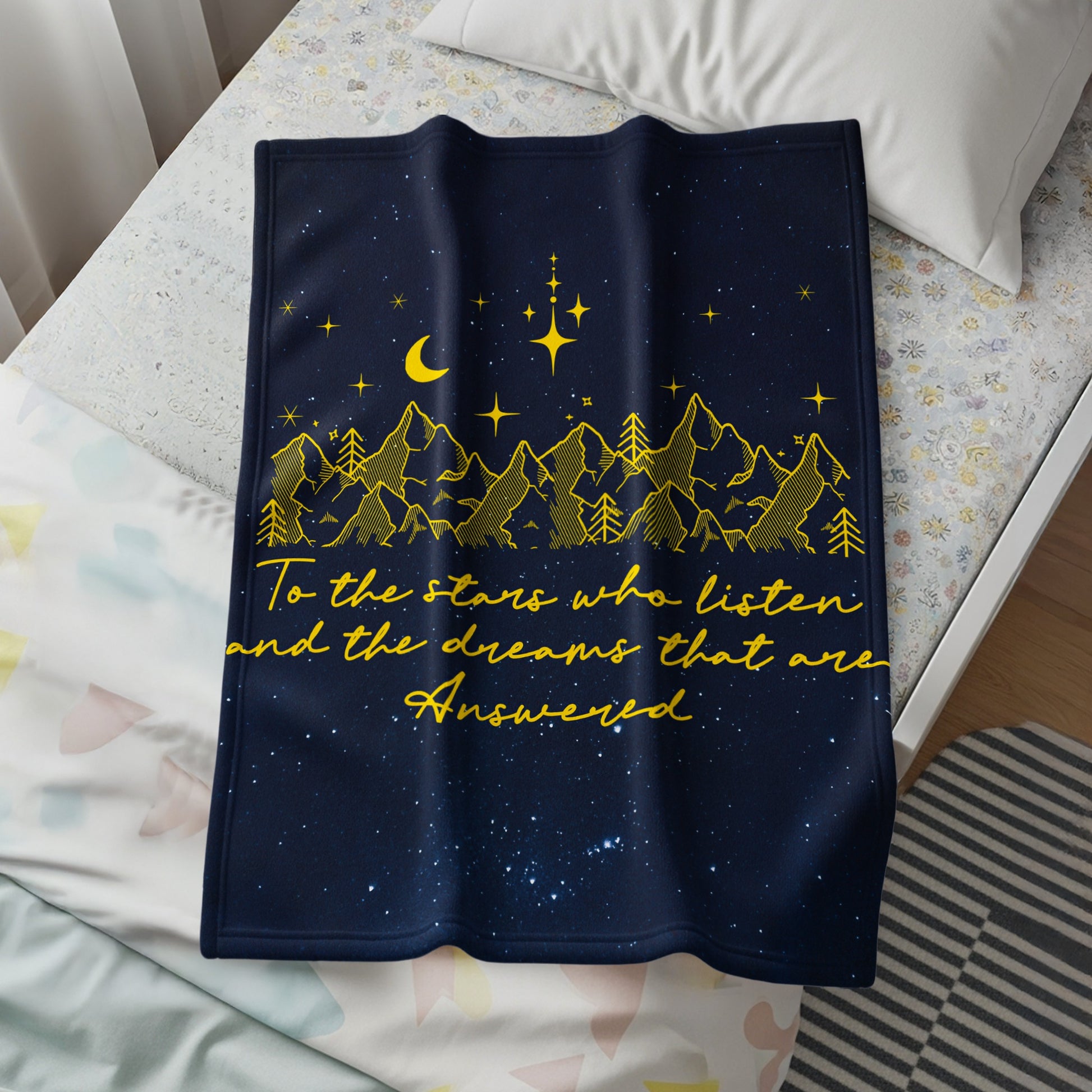 To the stars who listen and the dreams blanket