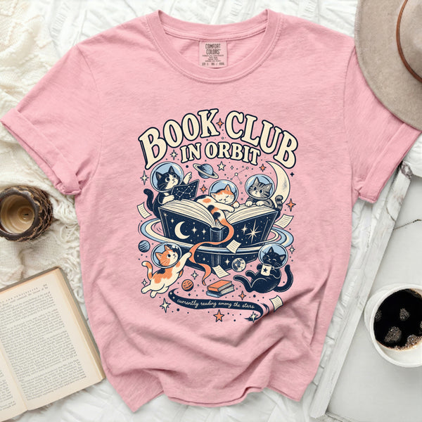 Orbit Book Club Tee in Blossom