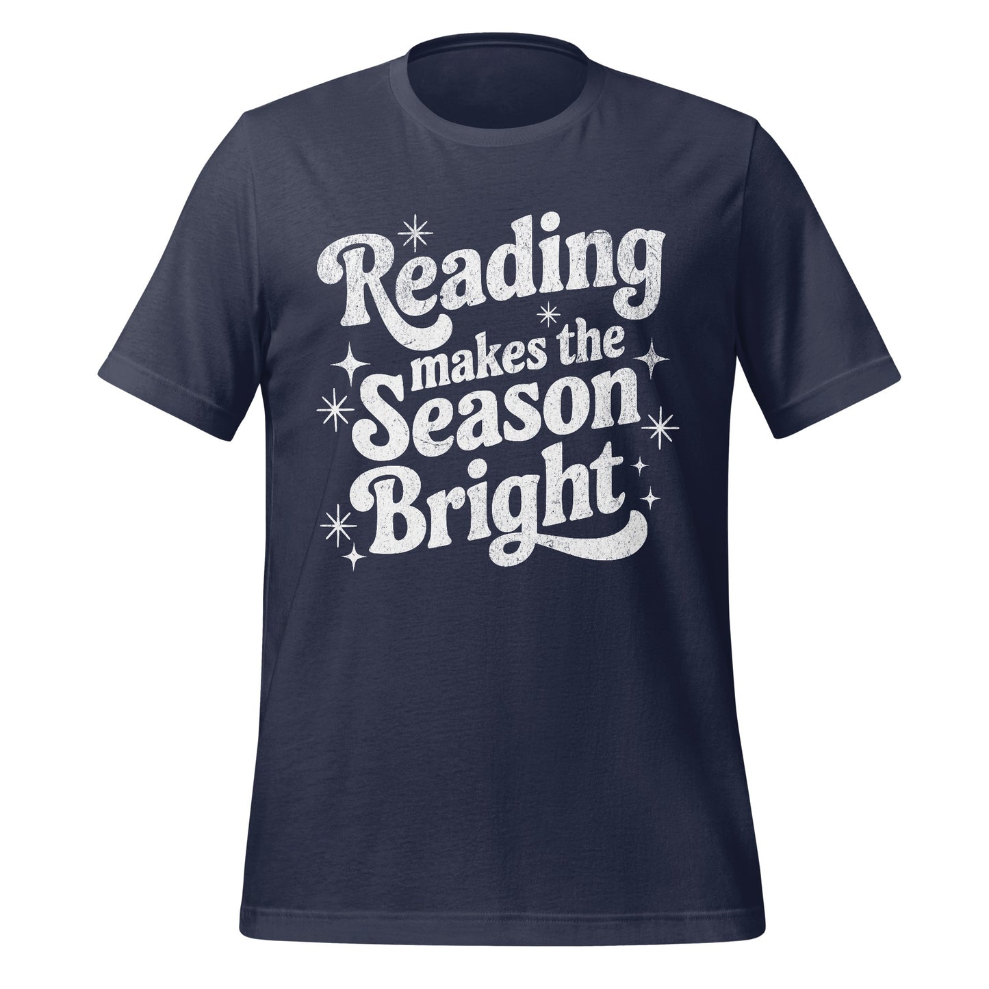 Reading Makes the Season Bright festive t-shirt