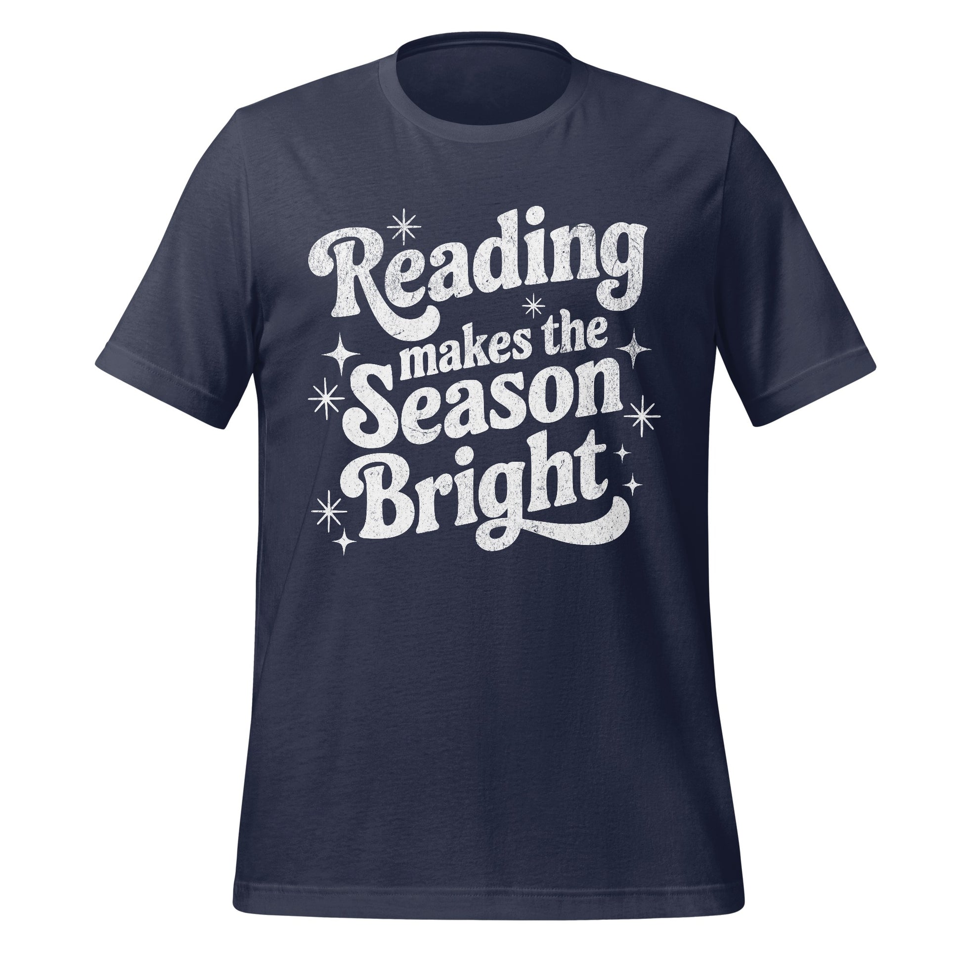Reading Makes the Season Bright festive t-shirt