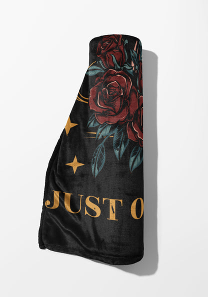 Just One More Chapter Cozy Reading Blanket