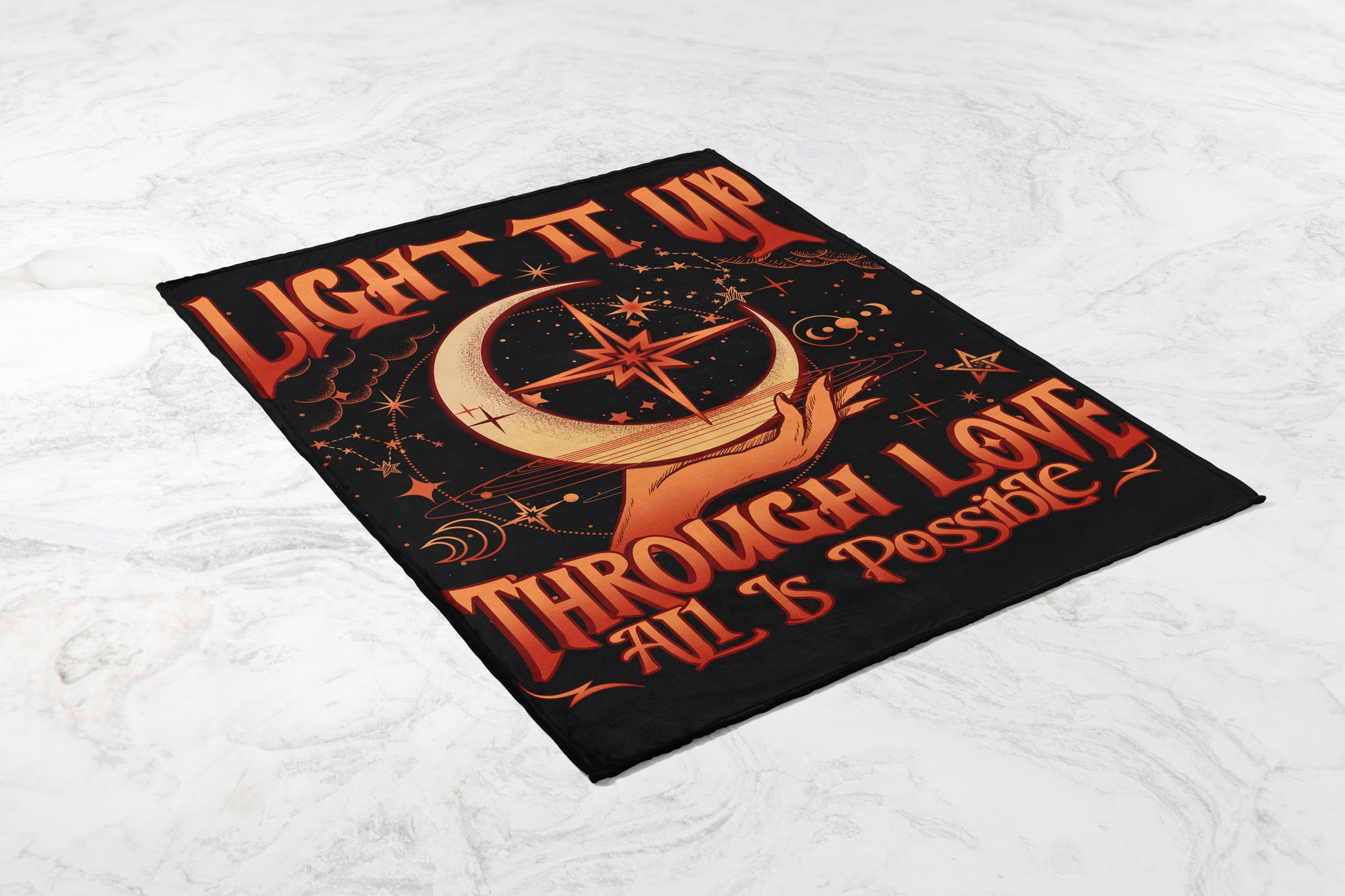 Light It Up Through Love All is Possible blanket