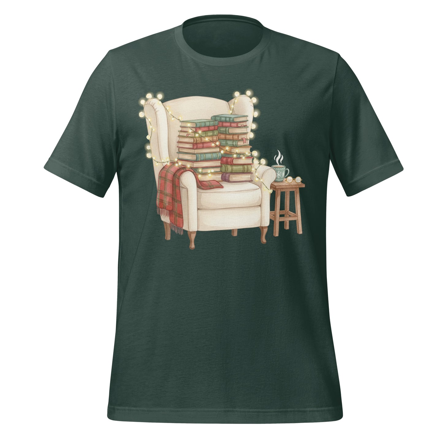 Cozy Reading Nook Armchair with Books Cute T-shirt
