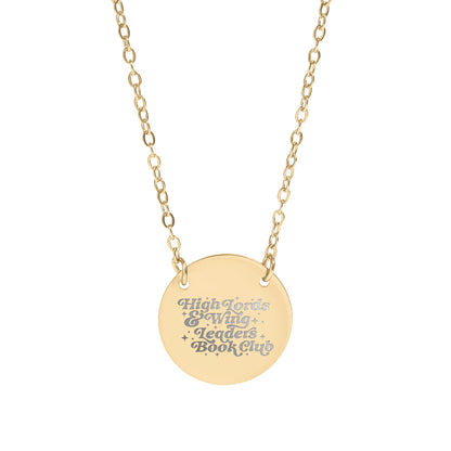 High Lords Ewing Leaders Book Club necklace