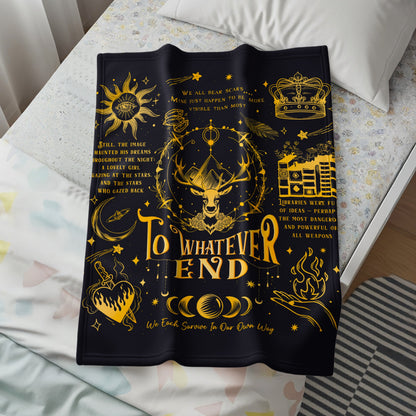 To Whatever End Starry Pattern Inspired Blanket
