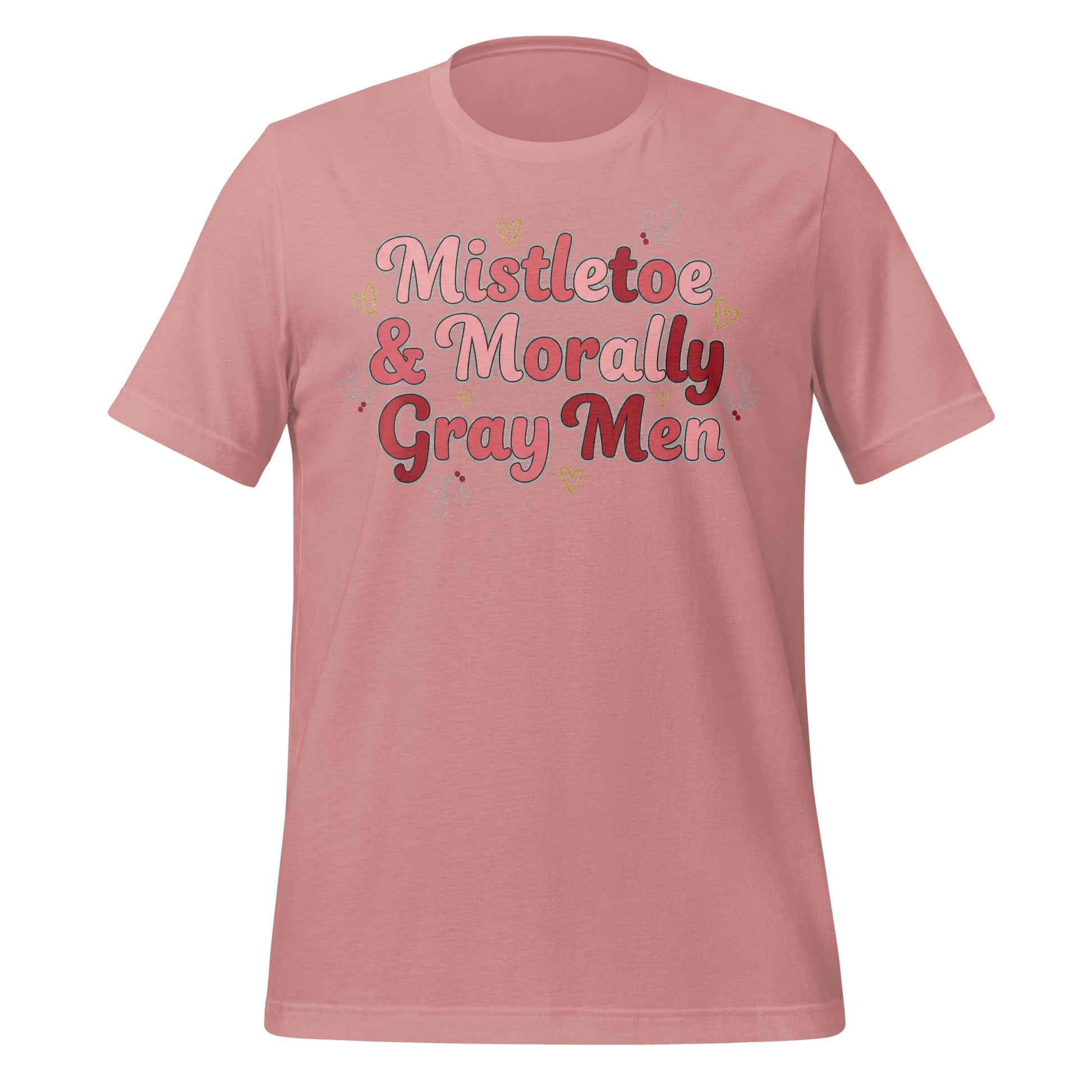 Mistletoe and Morally Gray Men T-shirt