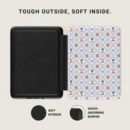 Tough Outside Soft Inside Cherry Patterned Phone Case