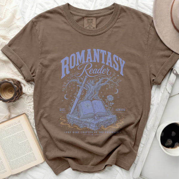 Mystic Romantasy Reader Tee in Espresso