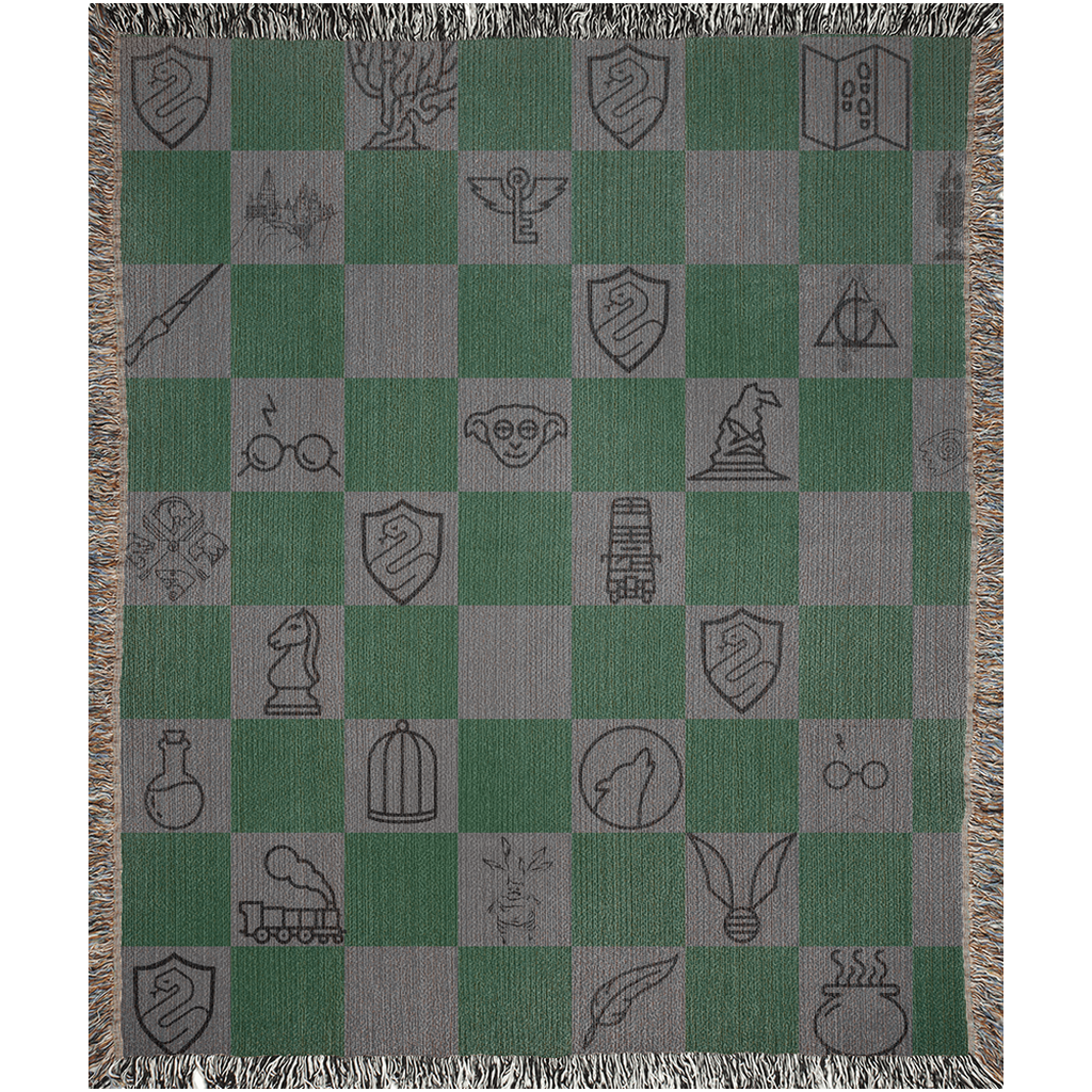 🐍 Serpent House Blanket | Snake Wizarding World Tapestry 🐍