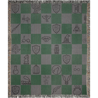 🐍 Serpent House Blanket | Snake Wizarding World Tapestry 🐍