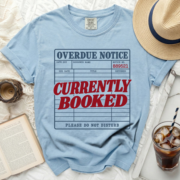 Currently Booked Tee in Chambray