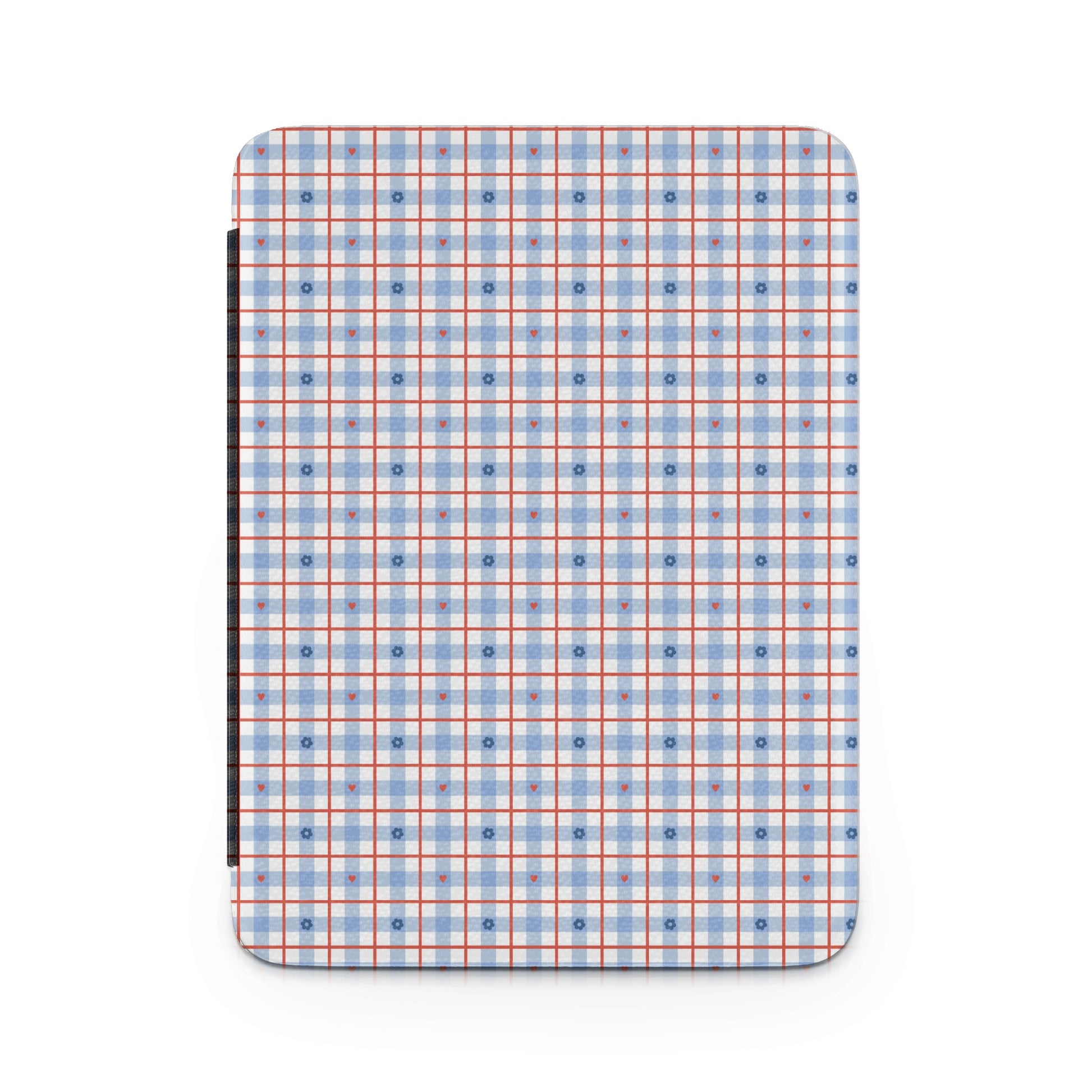 Blue and Red Geometric Pattern Design Notebook