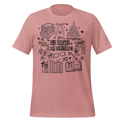 All Booked for Christmas Graphic T-Shirt