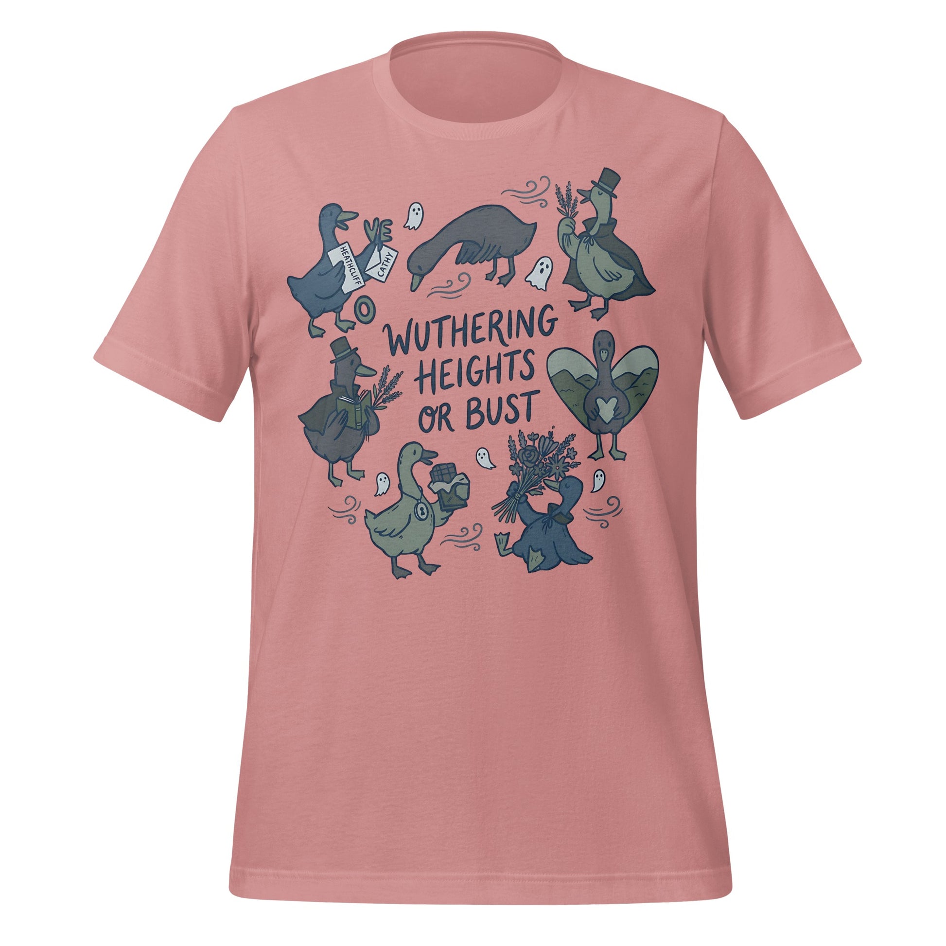 Wuthering Heights Or Bust Illustrated Tee Shirt