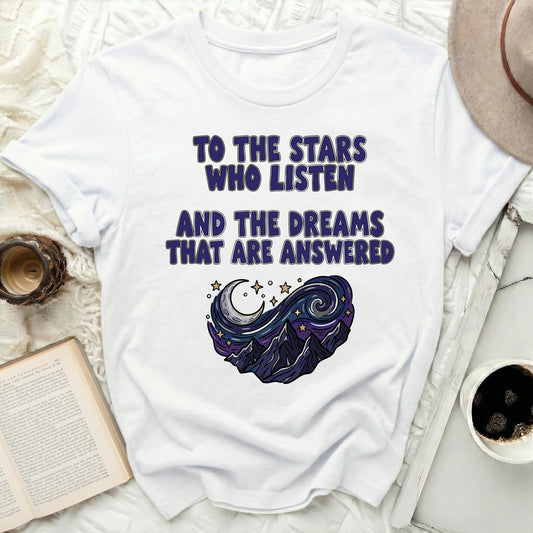 Stars Who Listen Dreams Answered Design product type
ACOTAR Quote
To The Stars
Who Listen
Dreams Answered
Celestial Art
Moon Mountains
Night Sky Design
Fantasy Inspired
Book Lover
Reading Merch
Magical Theme
Inspirational Art
Cosmic Design
Galaxy Artwork
Starry Night
Mystical Quote
Fiction Fan
SJM Inspired
Inner Strength
Hopeful Message