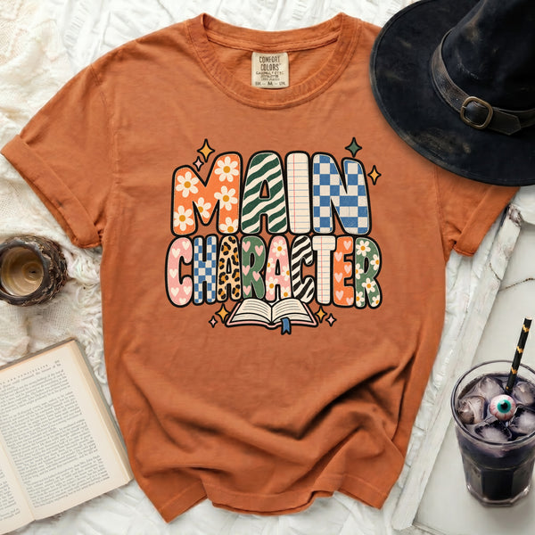 Main Character Energy Tee in Yam