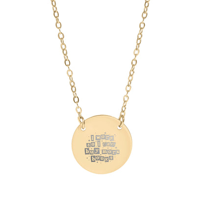 I Work So I Can Buy More Books Necklace product