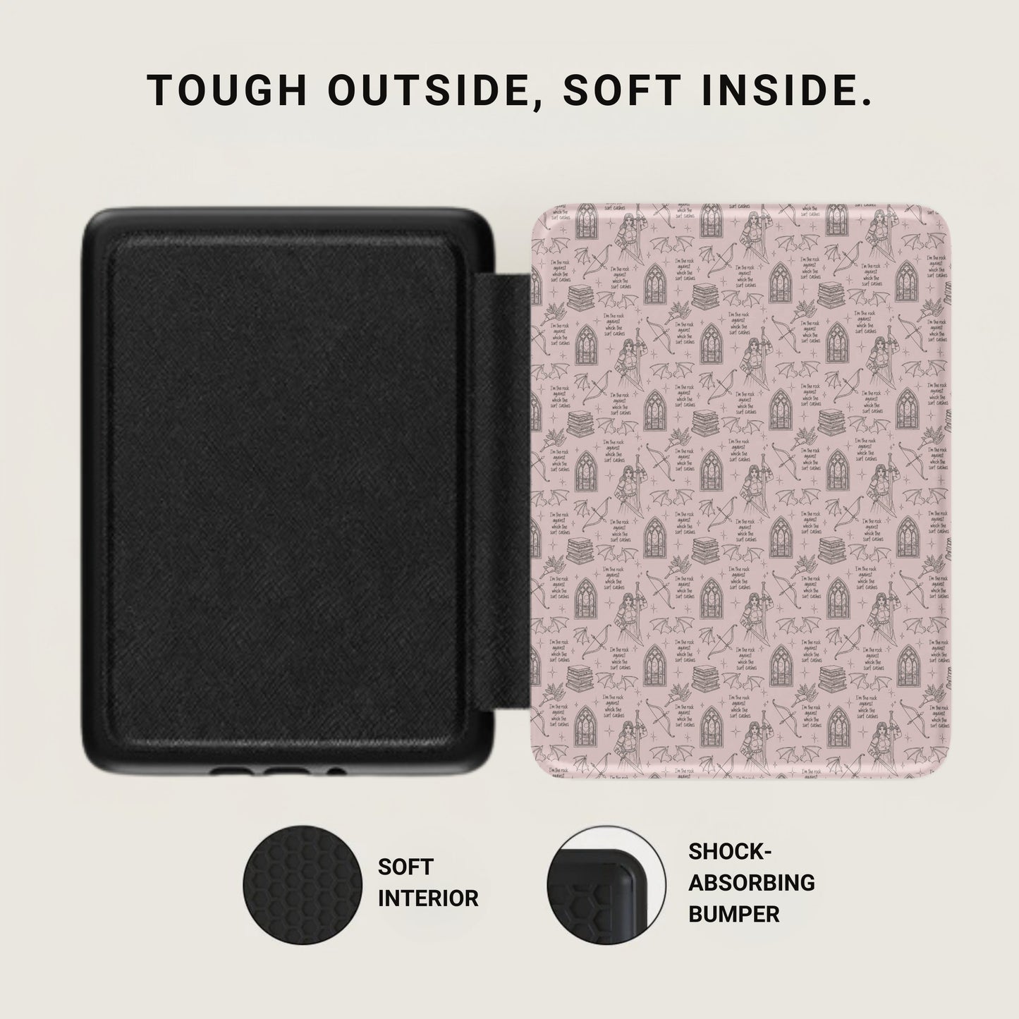 TOUGH OUTSIDE SOFT INSIDE Shock-Absorbing Bumper case product type