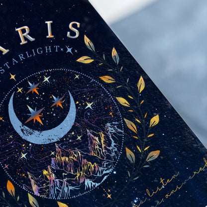Starlight Moon Mountains Leaves Design product type