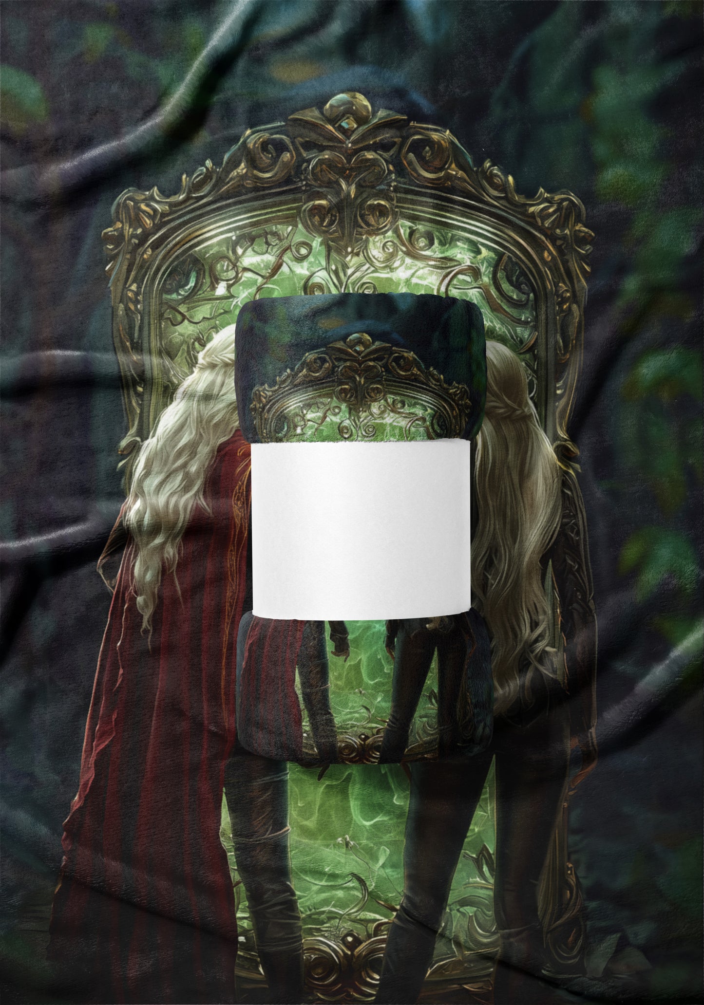 Enchanted Forest Mirror Print Blanket