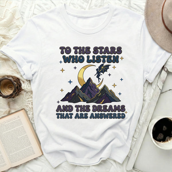 Starlit Illyrian Flight Tee in White