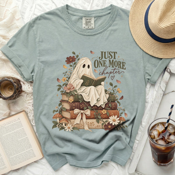 Vintage One More Chapter Tee in Bay