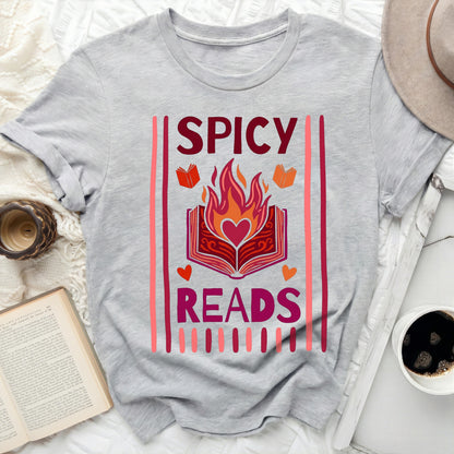 SPICY READS Book Flame Heart Lover product type
Spicy Reads, Book Lover, Reader Gift, Bookworm Tee, Literary Shirt, Flame Book, Heart Design, Reading Shirt, Bibliophile Top, Unique Graphic, Vibrant Print, Bookish Apparel, Romance Reads, Hot Reads, Novel Fan, Story Teller, Book Club, Gift Reader, Book Art, Book Nerd
