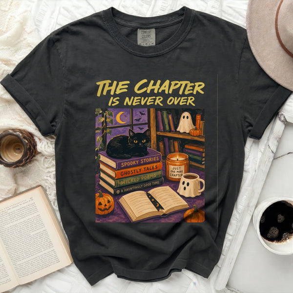 Spooky Bookish Tee in Black