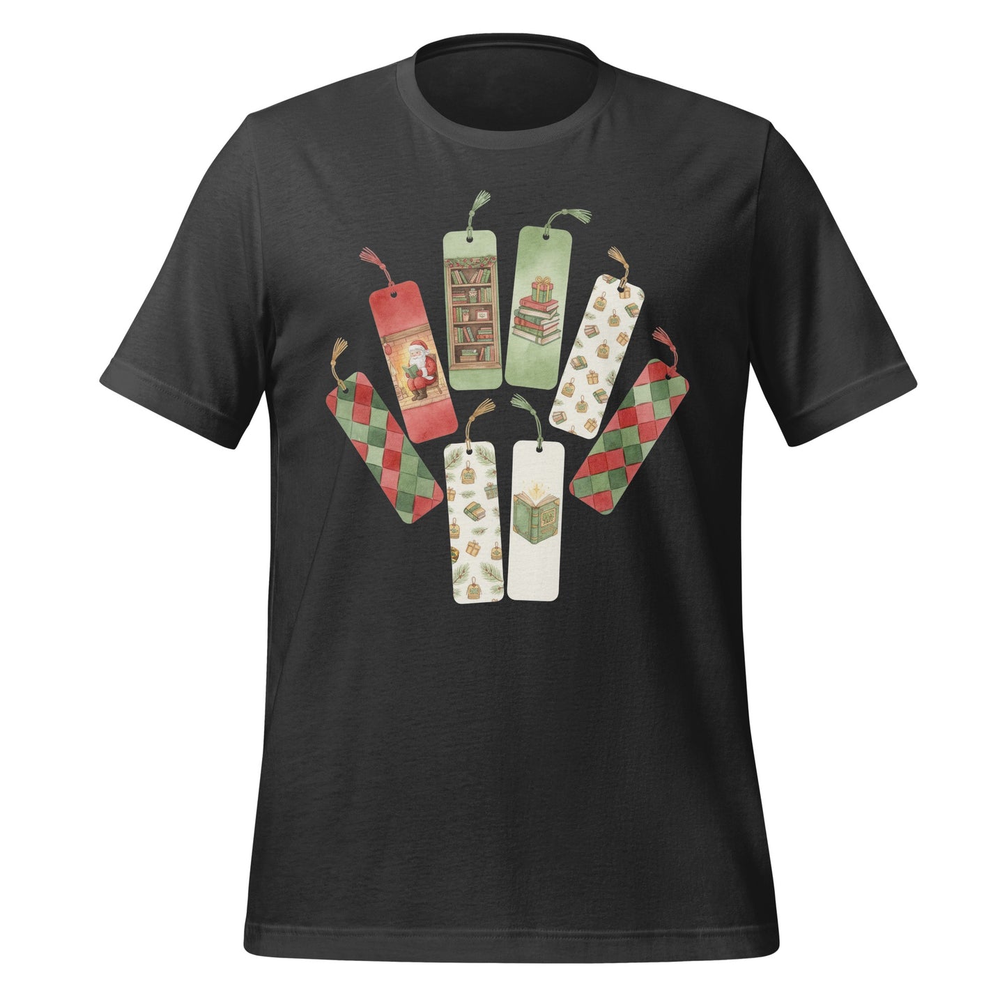 Bookmark Pattern T-shirt with Colorful Designs