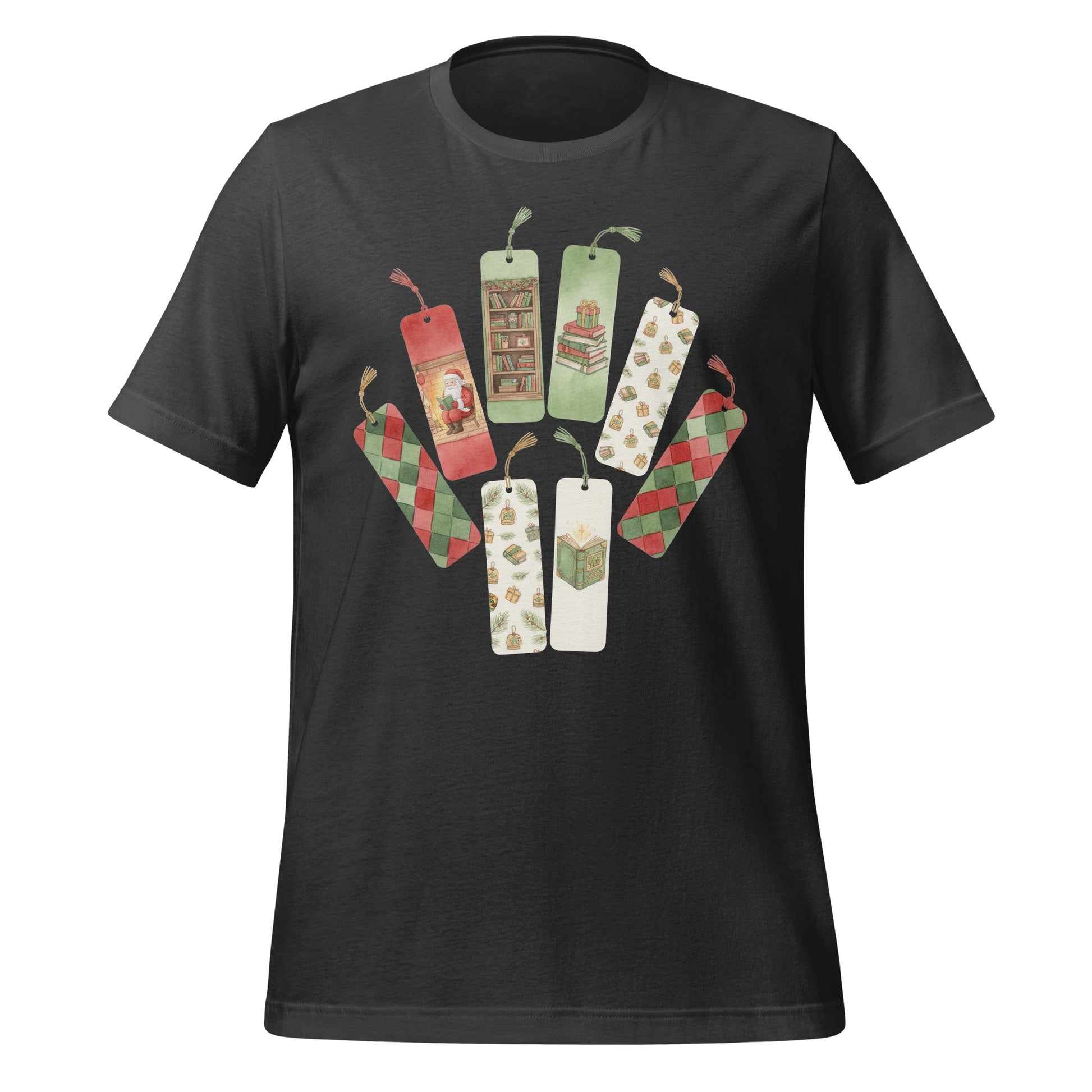 Bookmark Pattern T-shirt with Colorful Designs