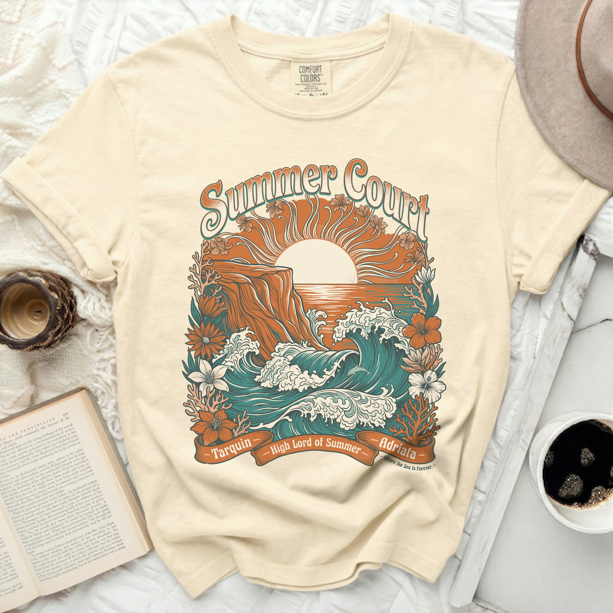 Summer Court Tarquin High Lord of Summer Adriata ocean graphic tee