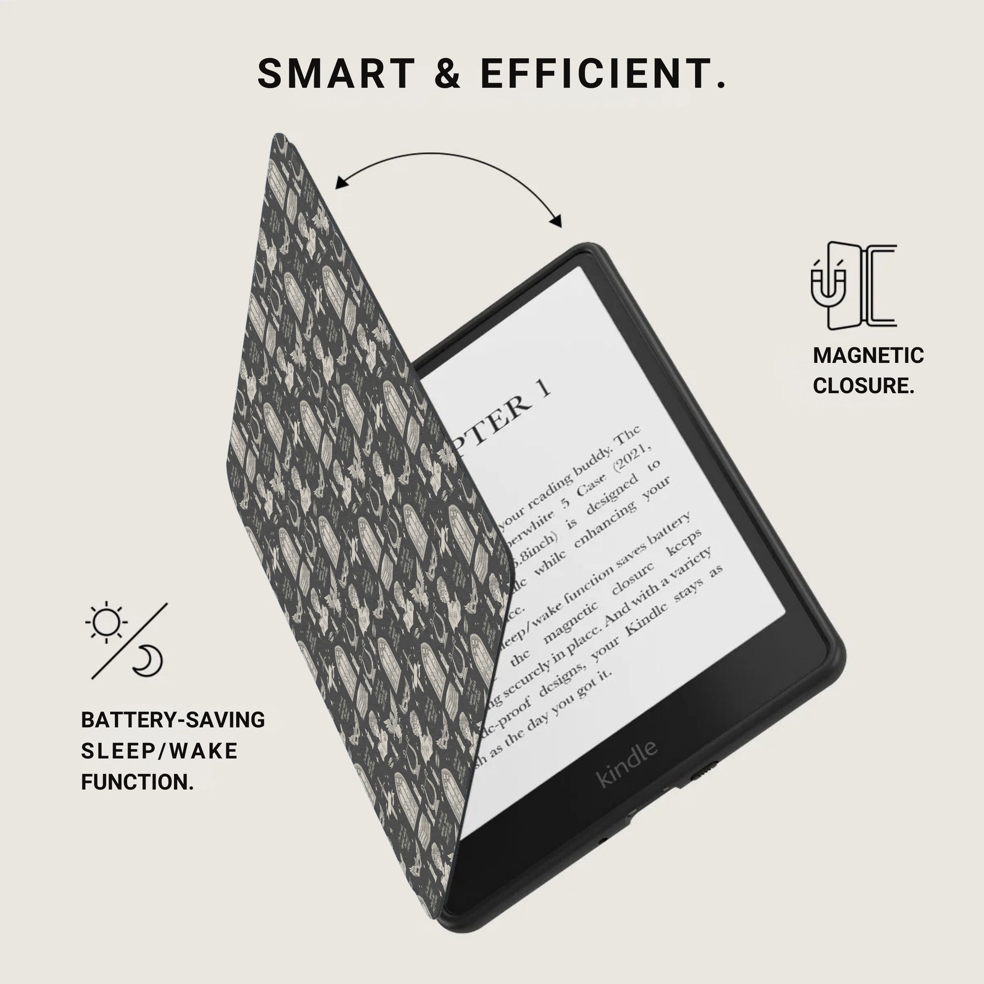Smart & Efficient Sleep/Wake Magnetic Kindle product type