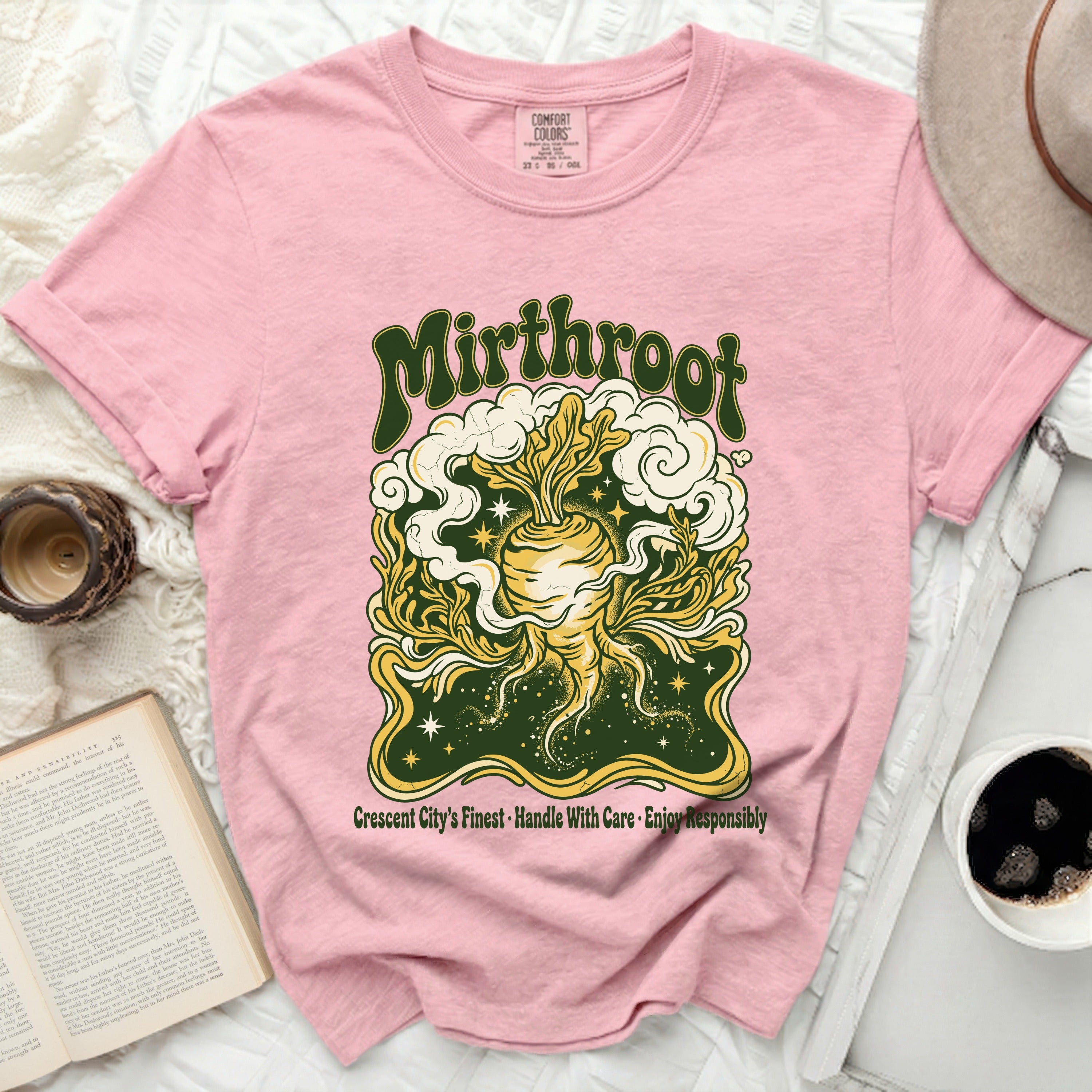 Pink t-shirt with 