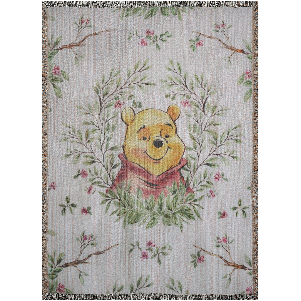 🍯 Winnie the Pooh Woven Blanket