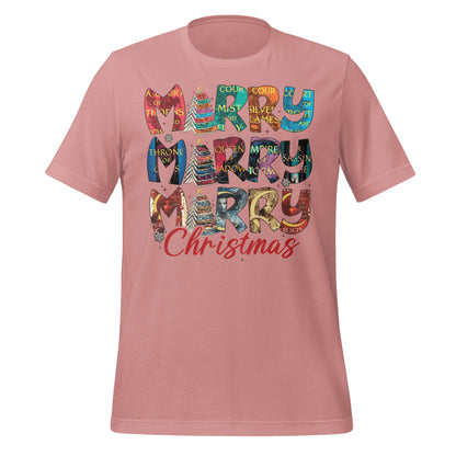 Merry Merry Merry Christmas Graphic T-Shirt