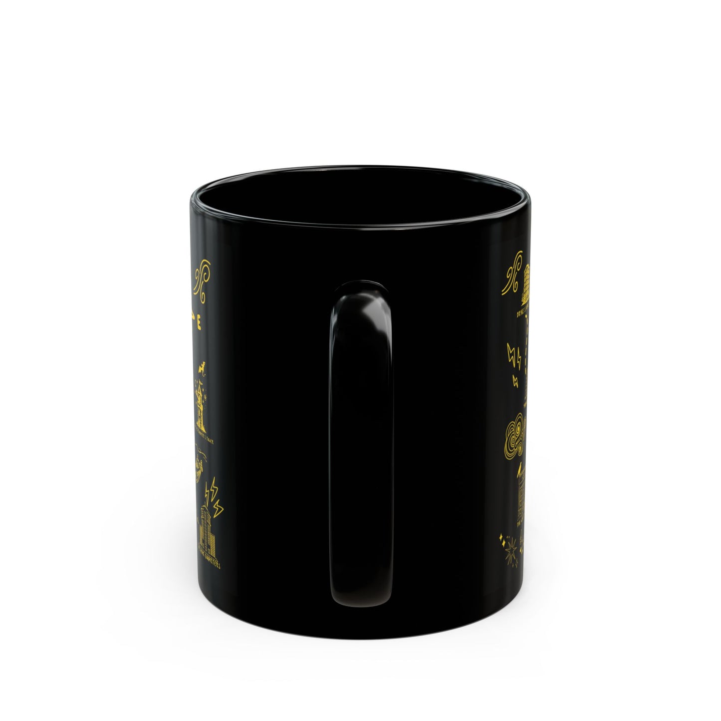 Black Crescent City Map Mug